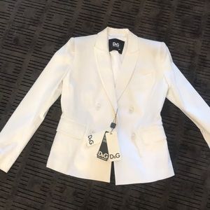 Dolce & Gabana white blazer